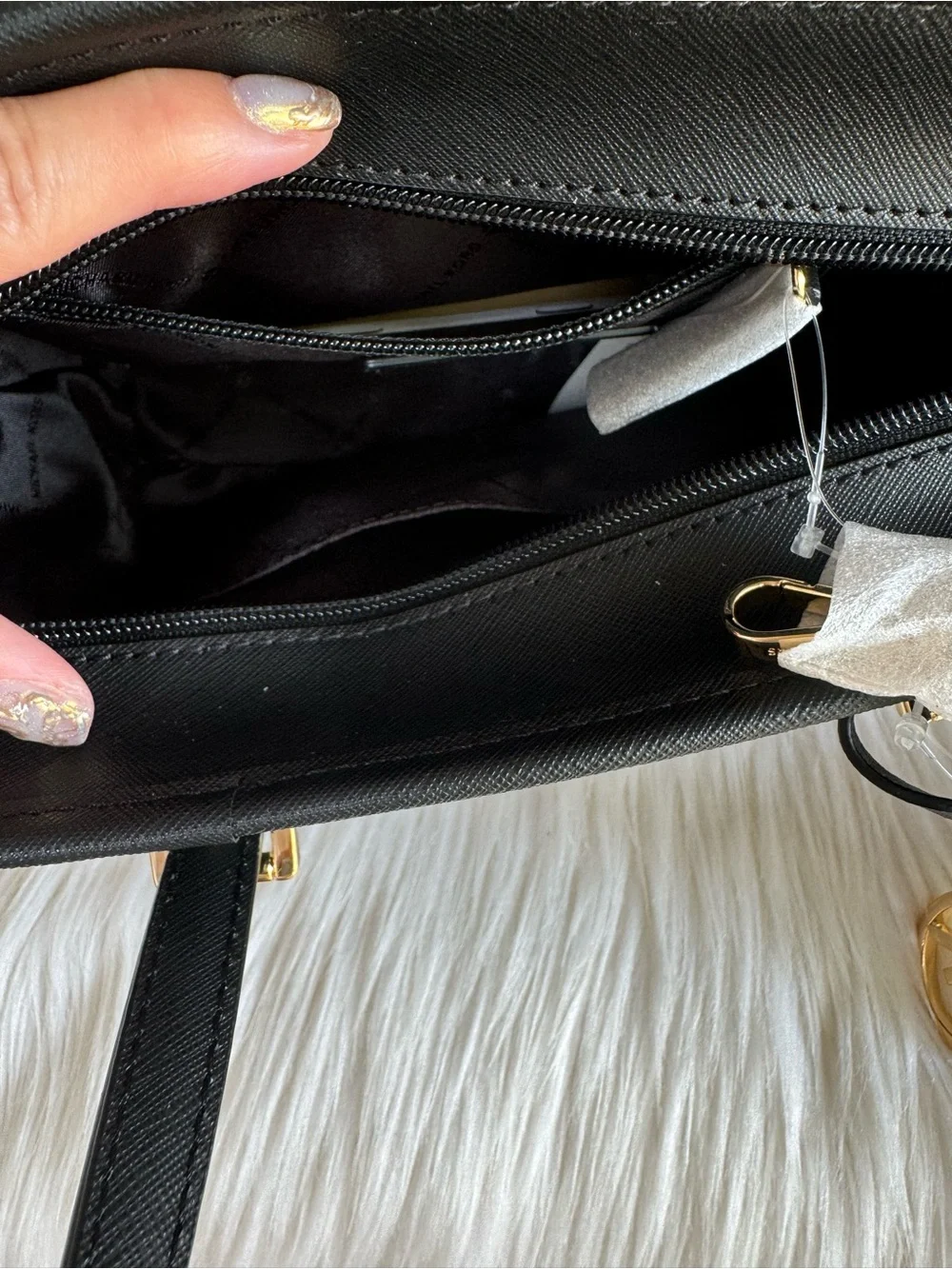 Michael Kors Jet Set xs Logo Tote Bag in Black